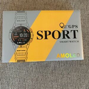 military-style K67A GPS Sport Smartwatch featuring an AMOLED display
